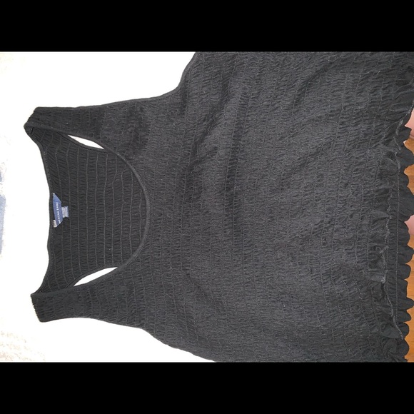 American Eagle Outfitters Tops - AMERICAN EAGLE BLACK CROPPED TANK American Eagle Outfitters Tops - AMERICAN EAGLE BLACK CROPPED TANK